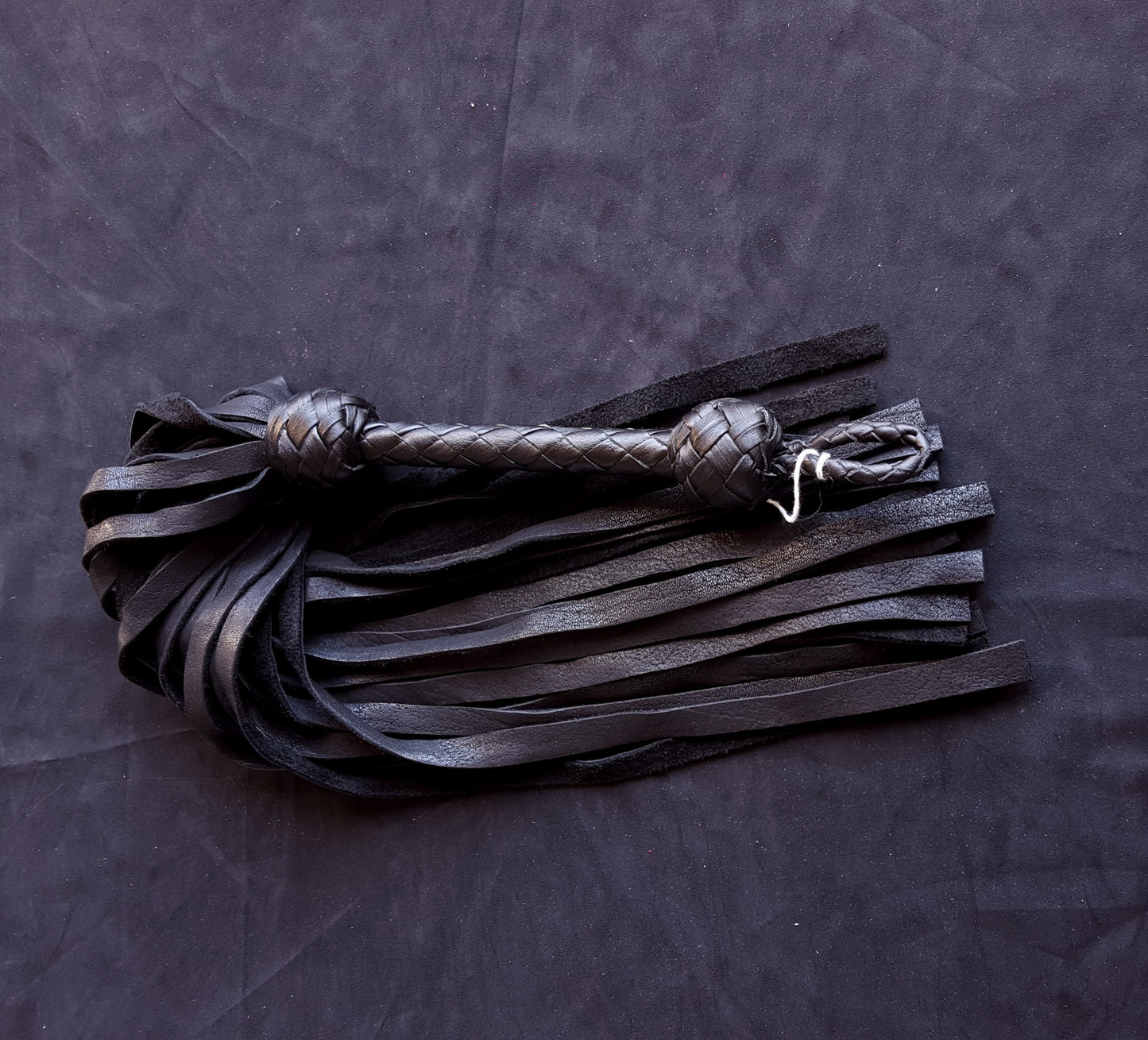 Black Deerskin Floggers- In Stock