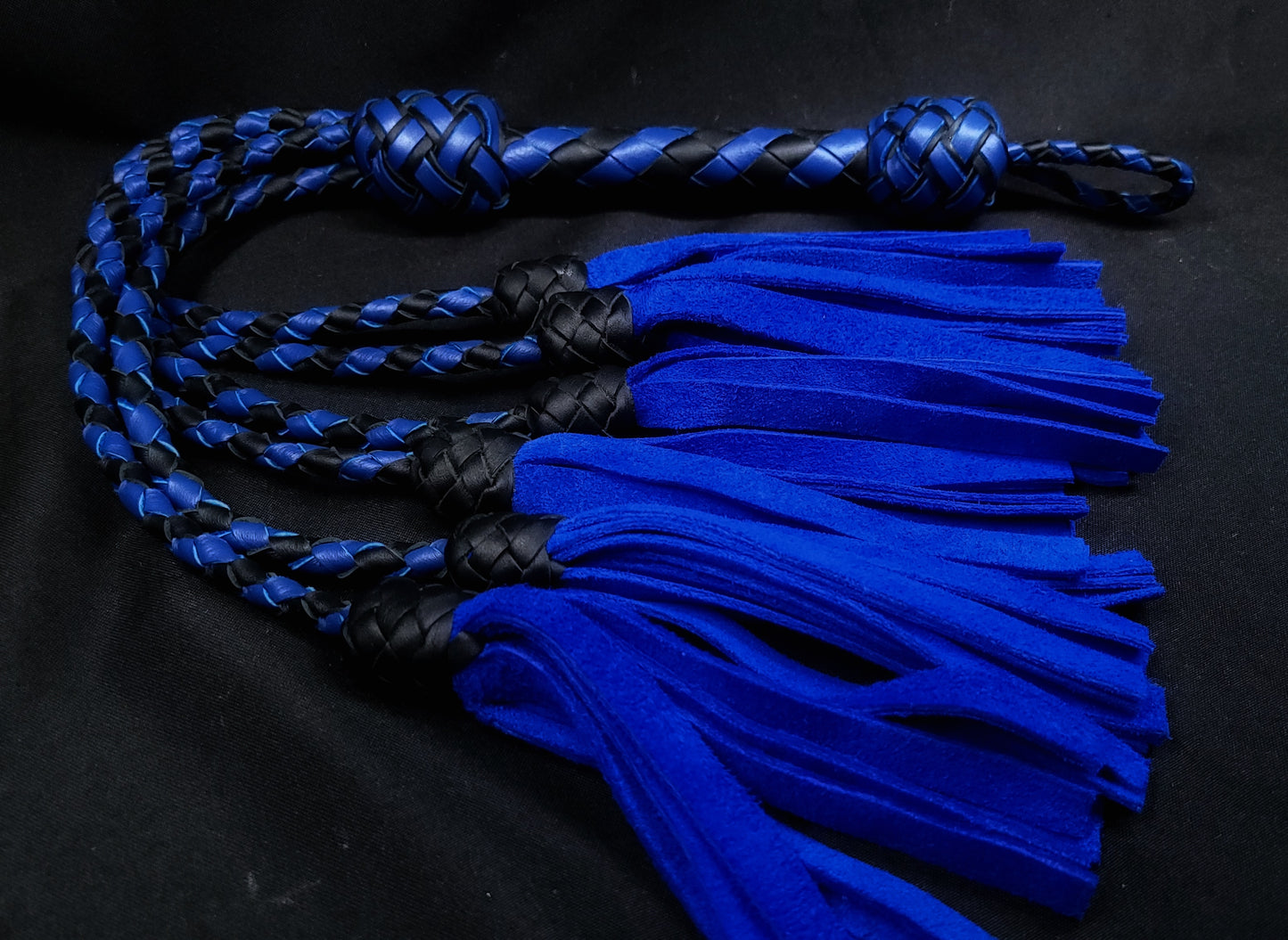 Blue Suede Thumper Flogger- Made to Order