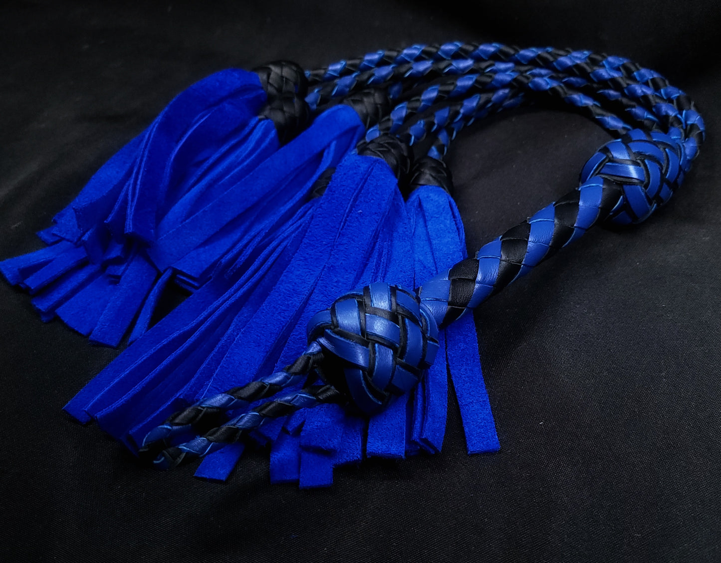 Blue Suede Thumper Flogger- Made to Order
