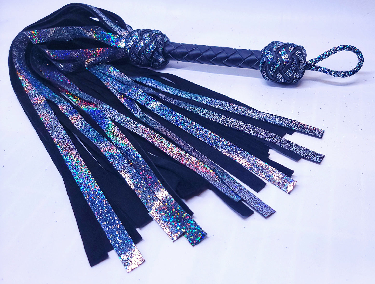 Dark Galaxy Rainbow Flogger- In Stock