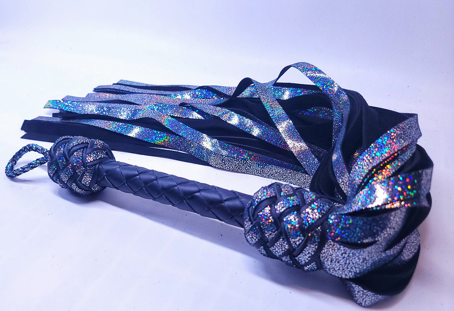 Dark Galaxy Rainbow Flogger- In Stock