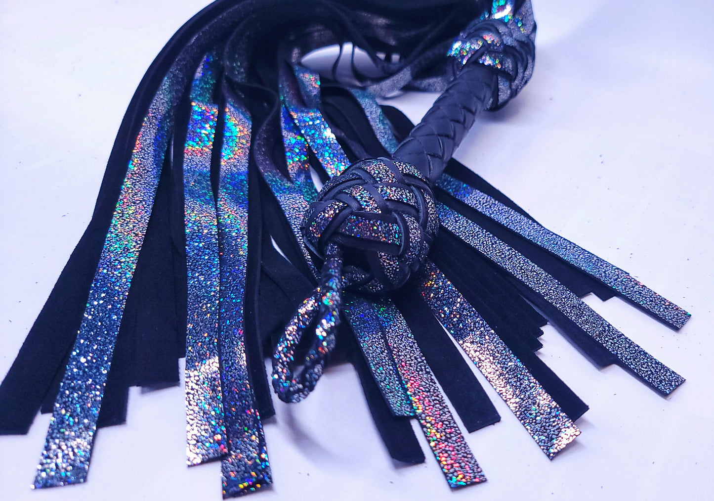 Dark Galaxy Rainbow Flogger- In Stock