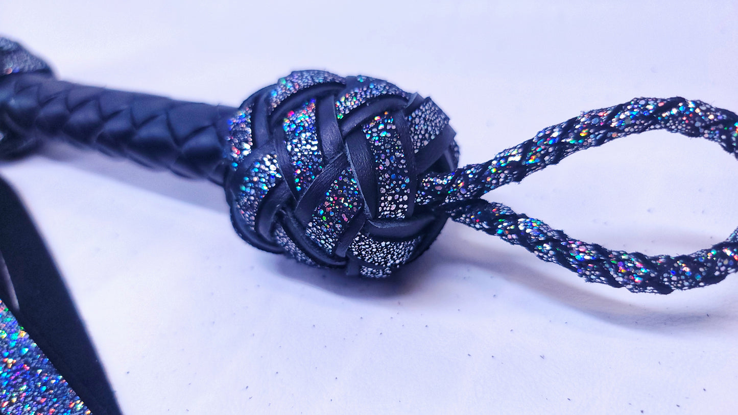 Dark Galaxy Rainbow Flogger- In Stock