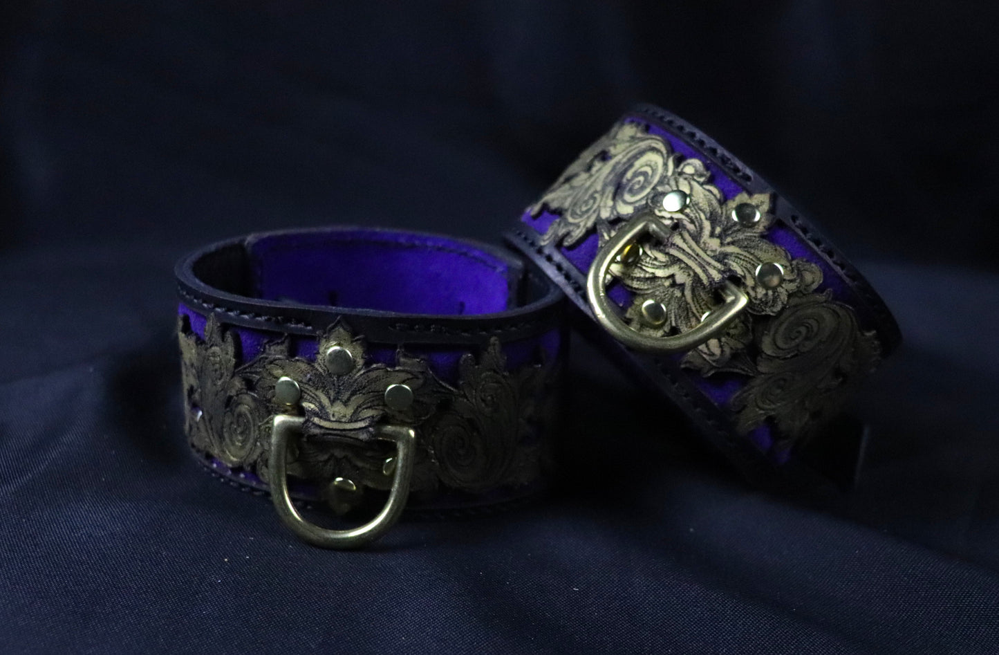 Venice on Fire Ankle and or Wrist cuffs -Made to Order