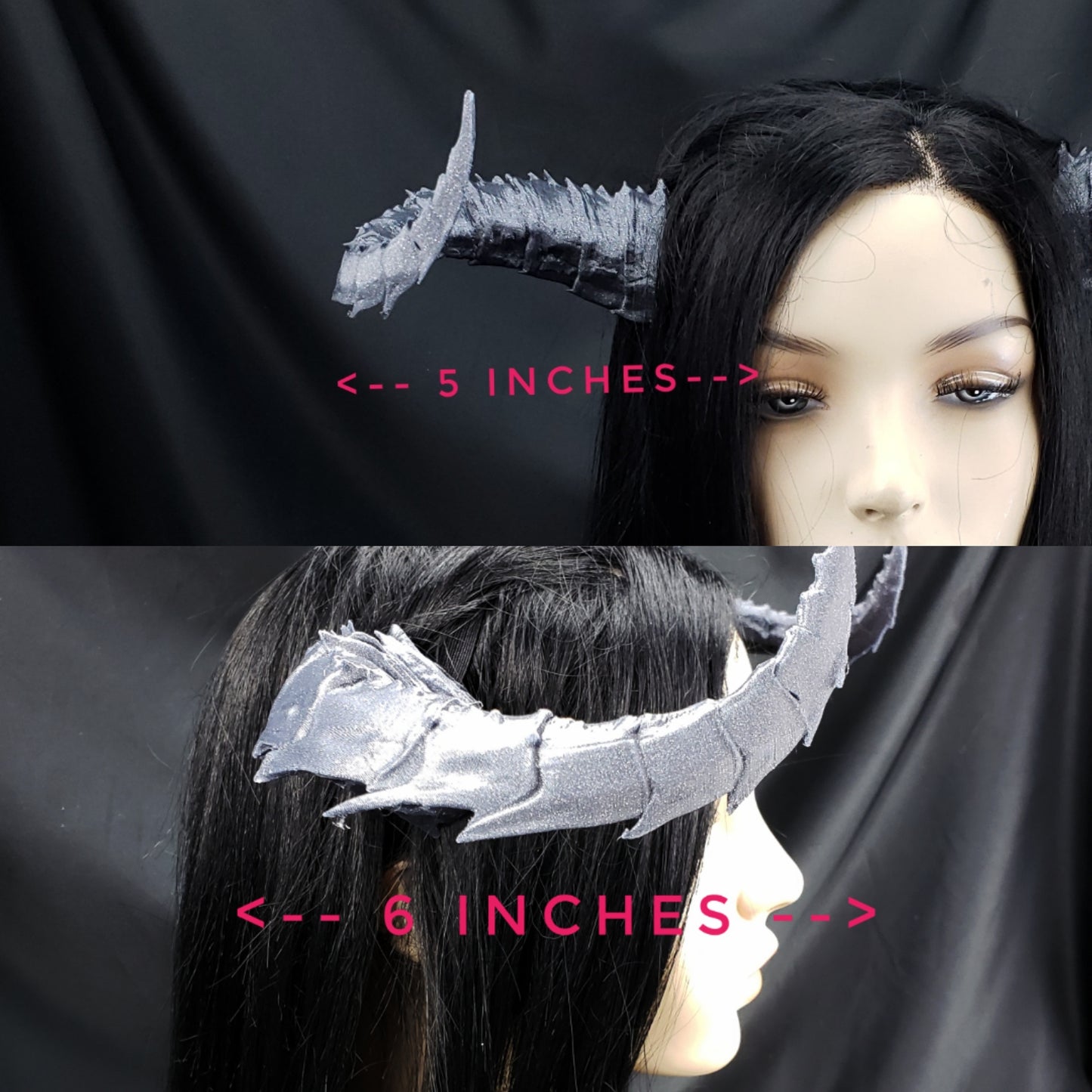 Dragon, Demon, Medium Costume or Cosplay Horns- In Stock