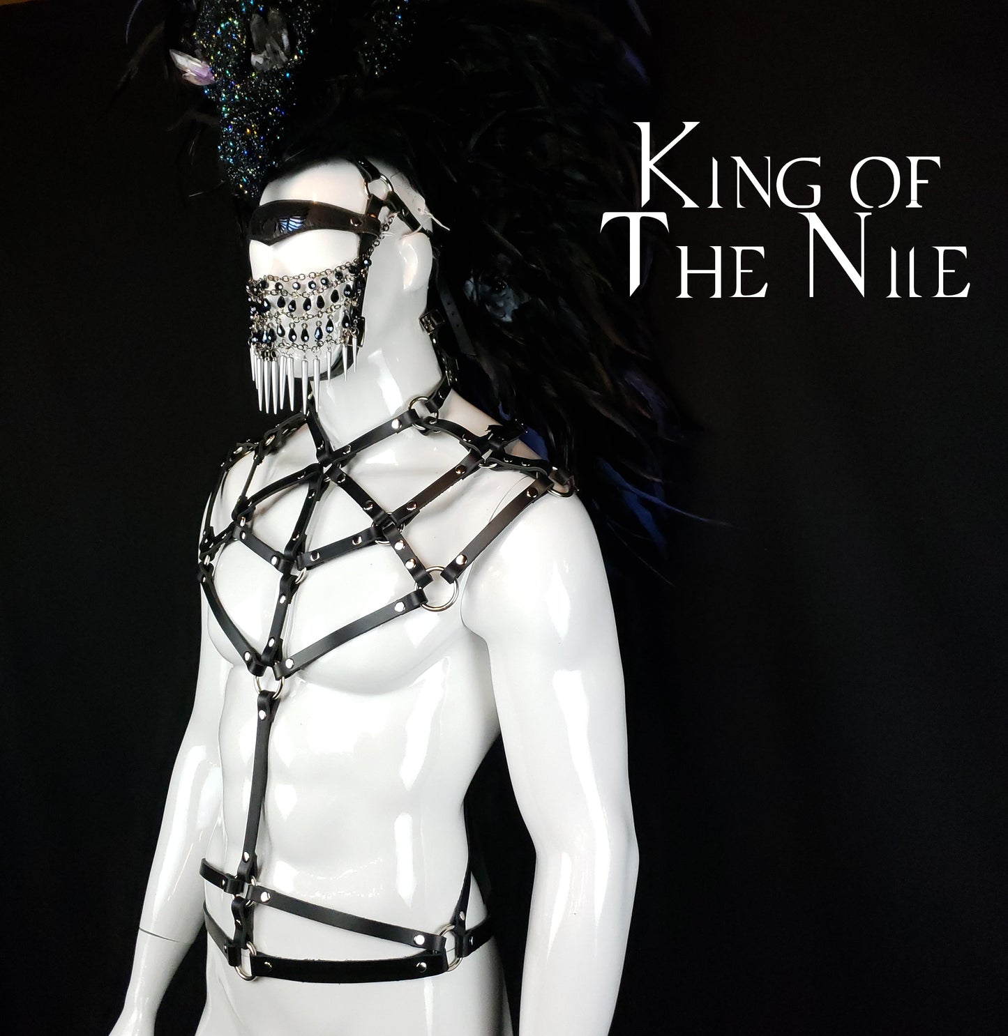 Men's King of the Nile Leather Harness- Made to Order