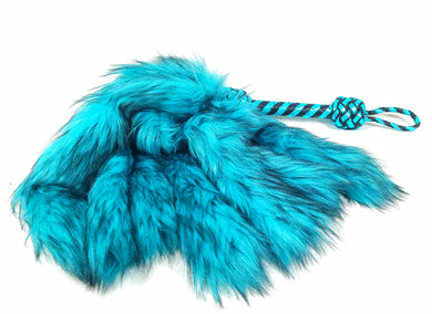 Black and Teal Fluffinator- Made to Order