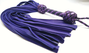 Black and Purple Deer Flogger - In Stock
