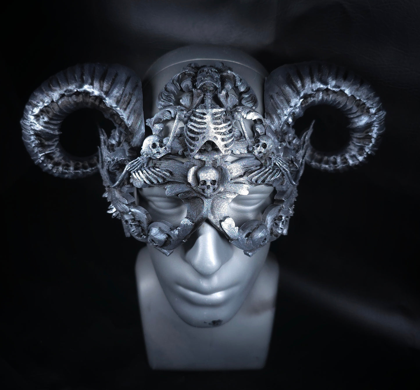 Guardian of the Ossuary Mask- Silver- In Stock