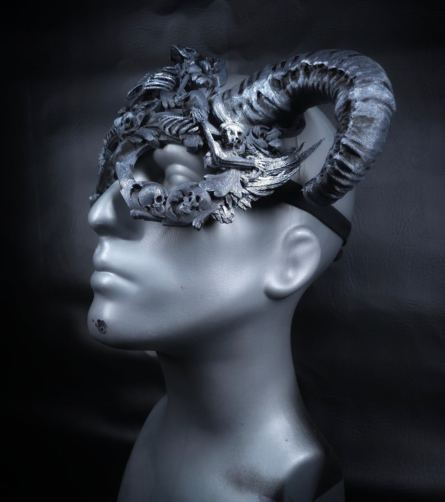 Guardian of the Ossuary Mask- Silver- In Stock