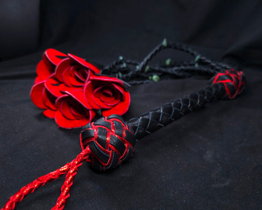 Custom Rose Flogger- MADE TO ORDER