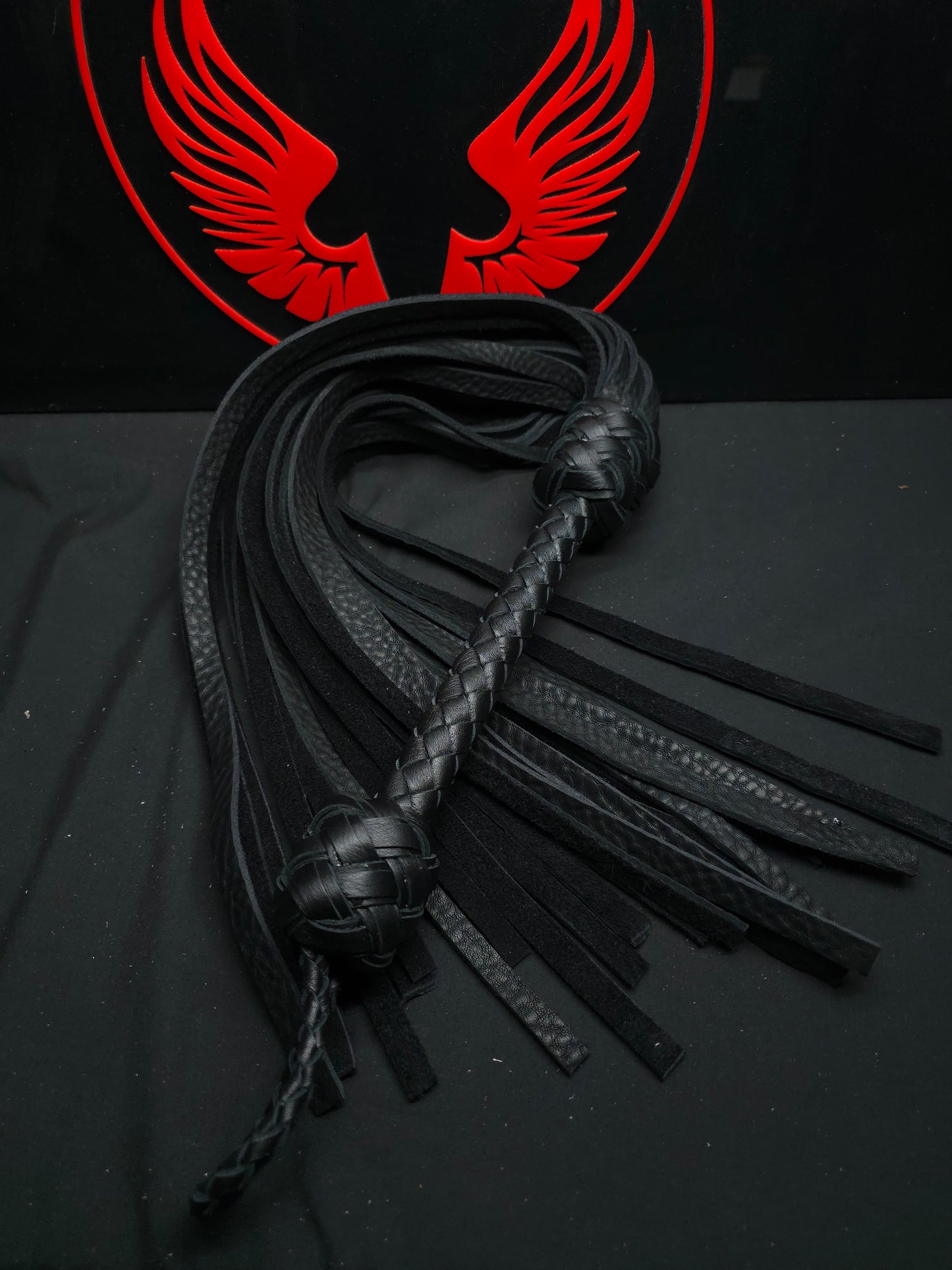 Black Bison Flogger- Large- In Stock