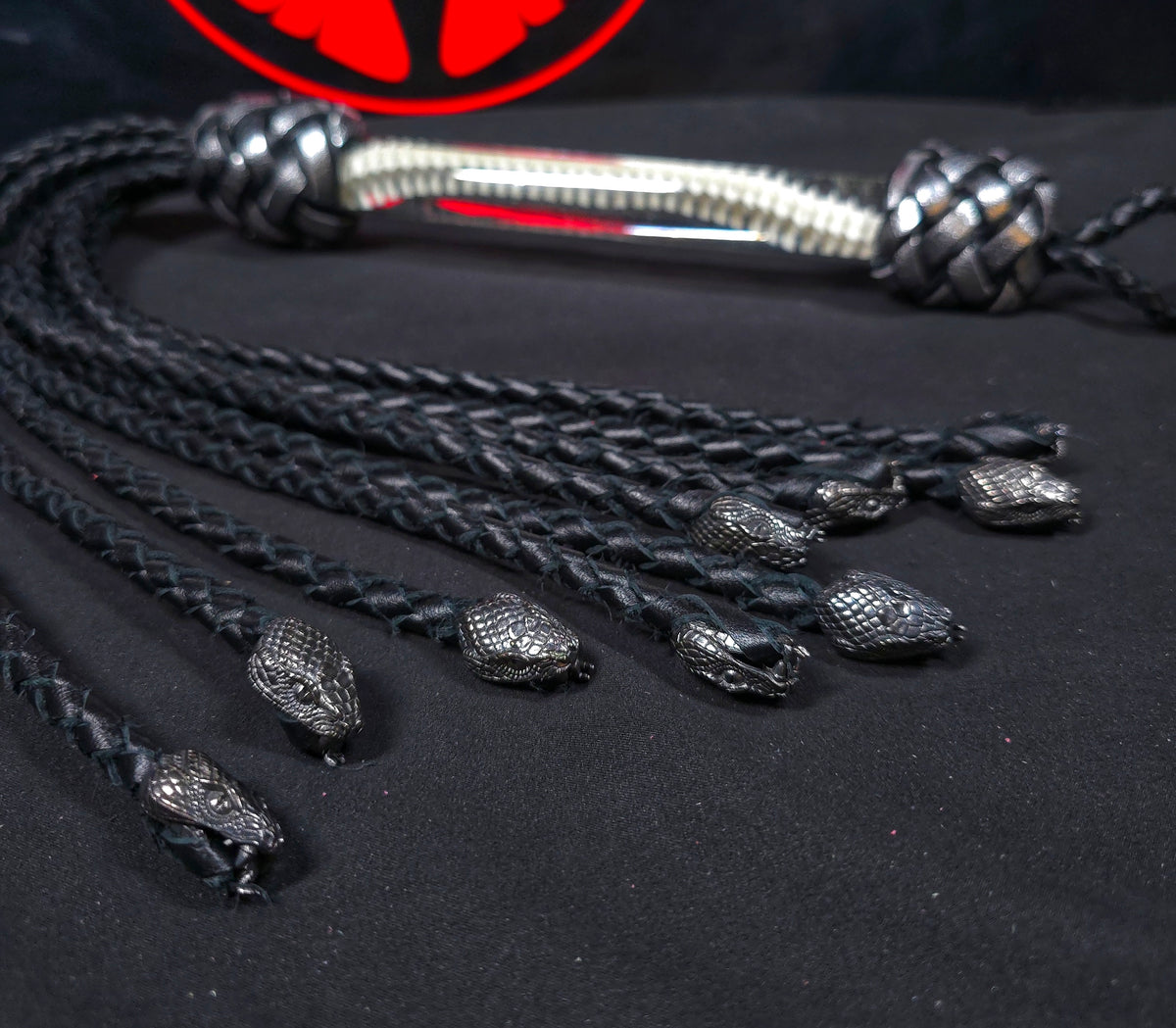 Snake Bite- Black and Silver - Made to Order