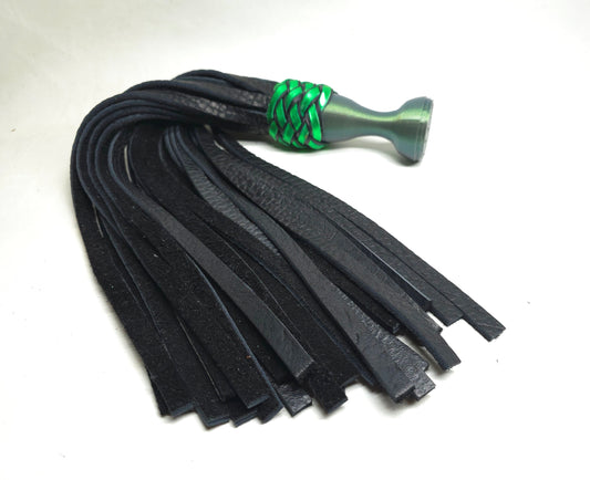 Green Bison Ball Handle Flogger- Shortie- In Stock