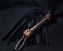 Load image into Gallery viewer, Heavy Metal Black Bison Floggers XL- In Stock