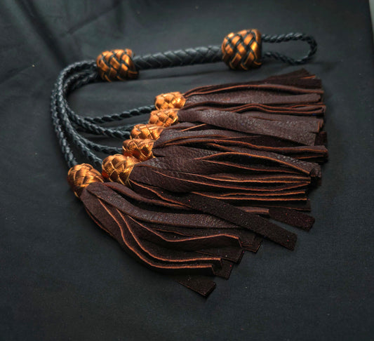 Chocolate Elk Thumper Flogger - In Stock