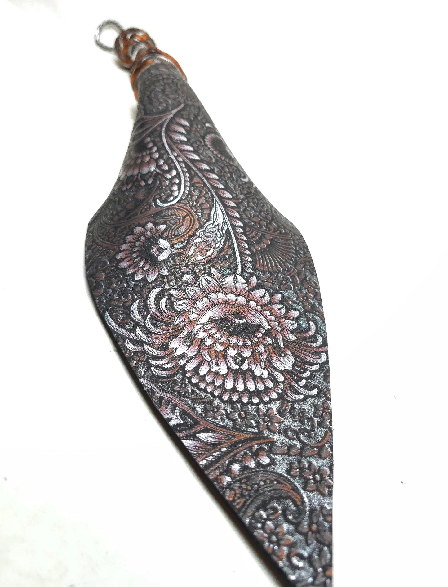 Large Thwacker in Bronze and Silver Paisley- In Stock