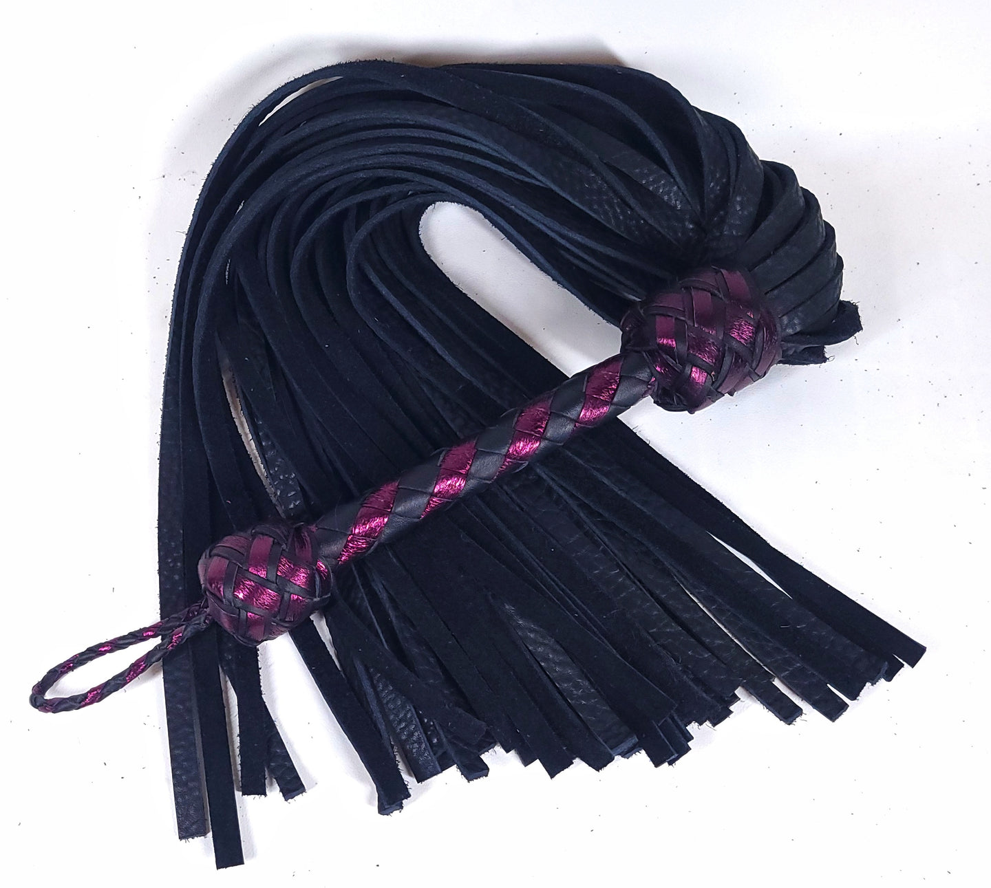 Plumb purple Bison Flogger- XL- In Stock