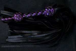 Black and Purple Moose Floggers- In stock