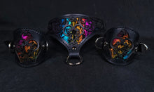 Load image into Gallery viewer, Rainbow Heart Filigree Collar and Cuffs - In Stock