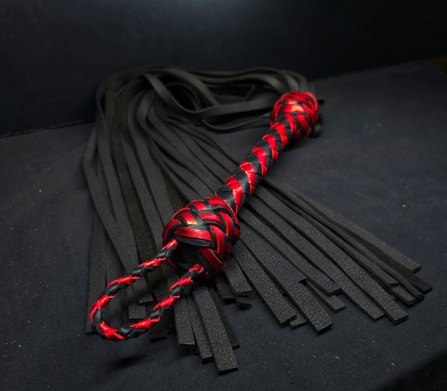Black and Red Moose Flogger - In Stock