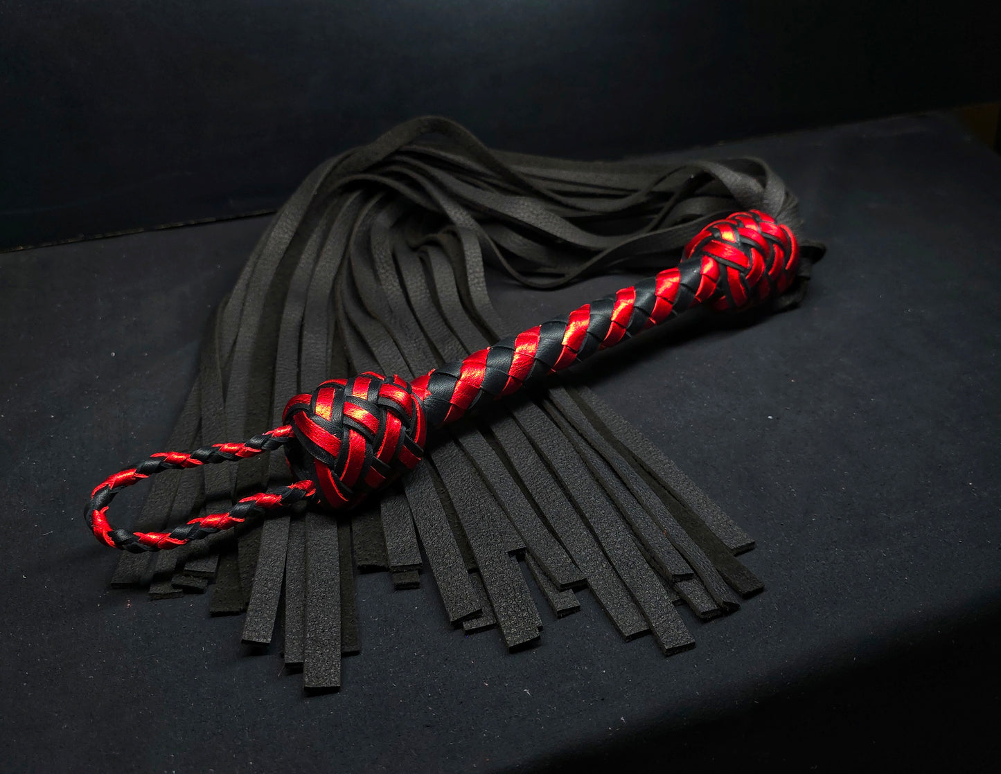 Black and Red Moose Flogger - In Stock
