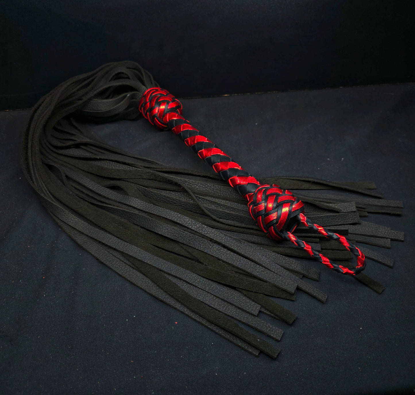 Black and Red Moose Flogger - In Stock