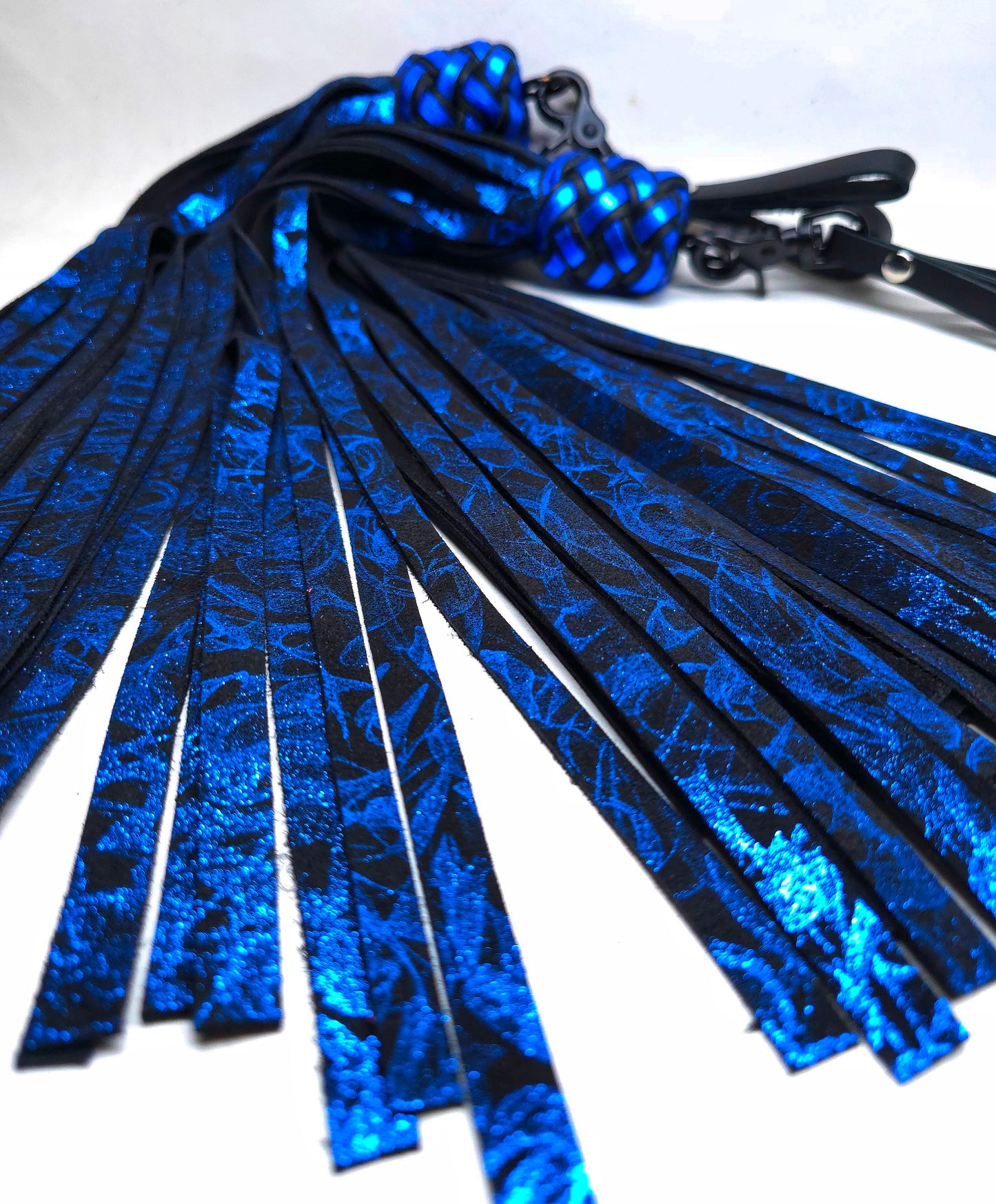 Sapphire Smoke Finger Floggers- In Stock