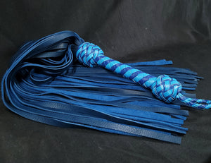 Blue Bullhide Flogger XL - In stock