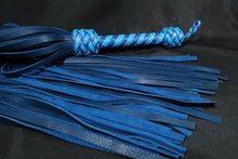 Load image into Gallery viewer, Blue Bullhide Flogger XL - In stock