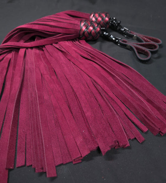 Burgundy Suede Finger Floggers- In Stock