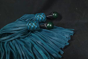 Green Bison Ball Handle Floggers- Pair- In Stock