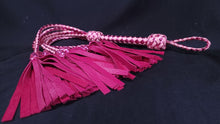 Load image into Gallery viewer, Pink Deerskin Thumper Flogger- In Stock