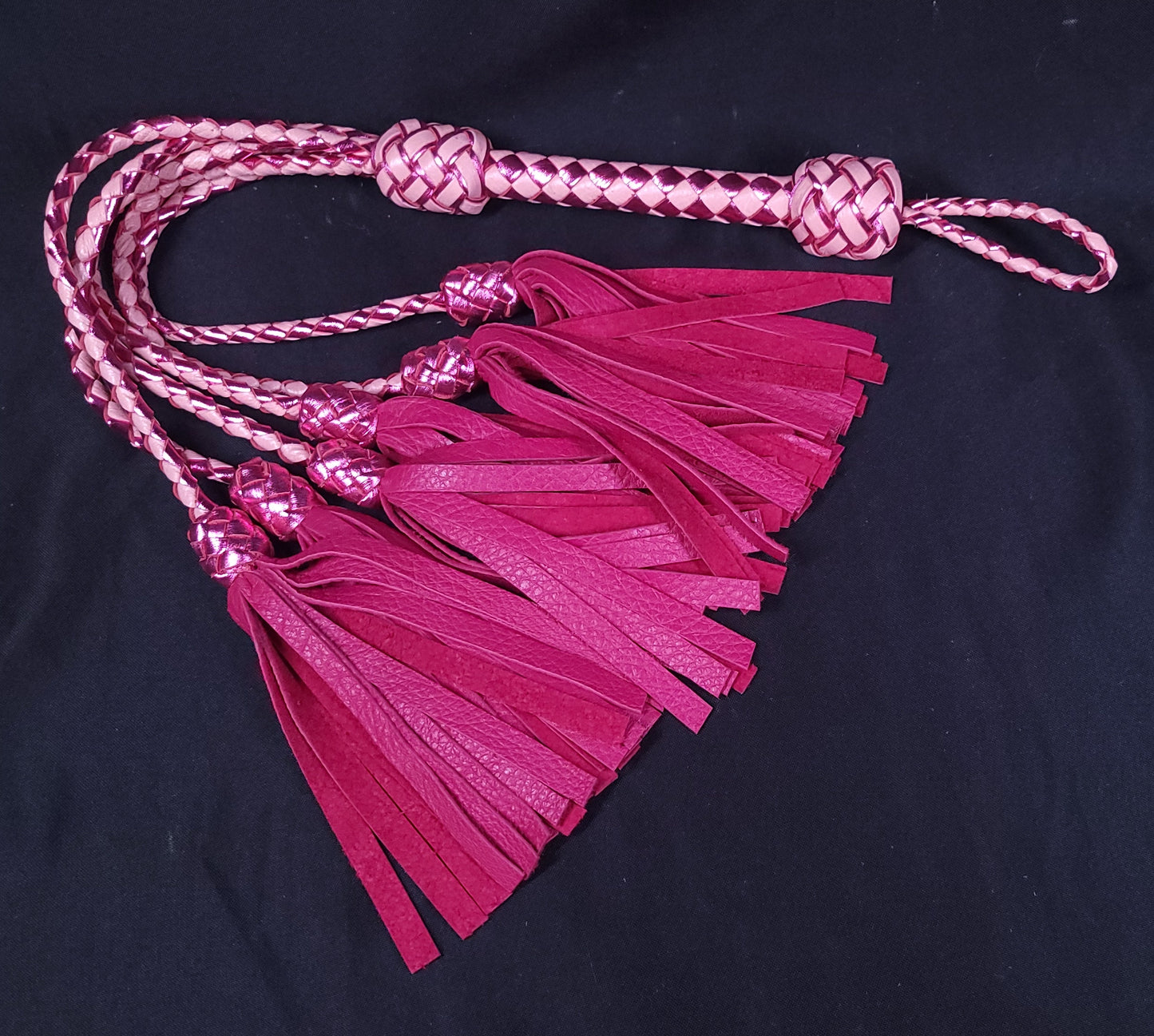 Pink Deerskin Thumper Flogger- In Stock