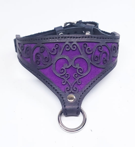 Purple Heart Filigree Collar- In Stock