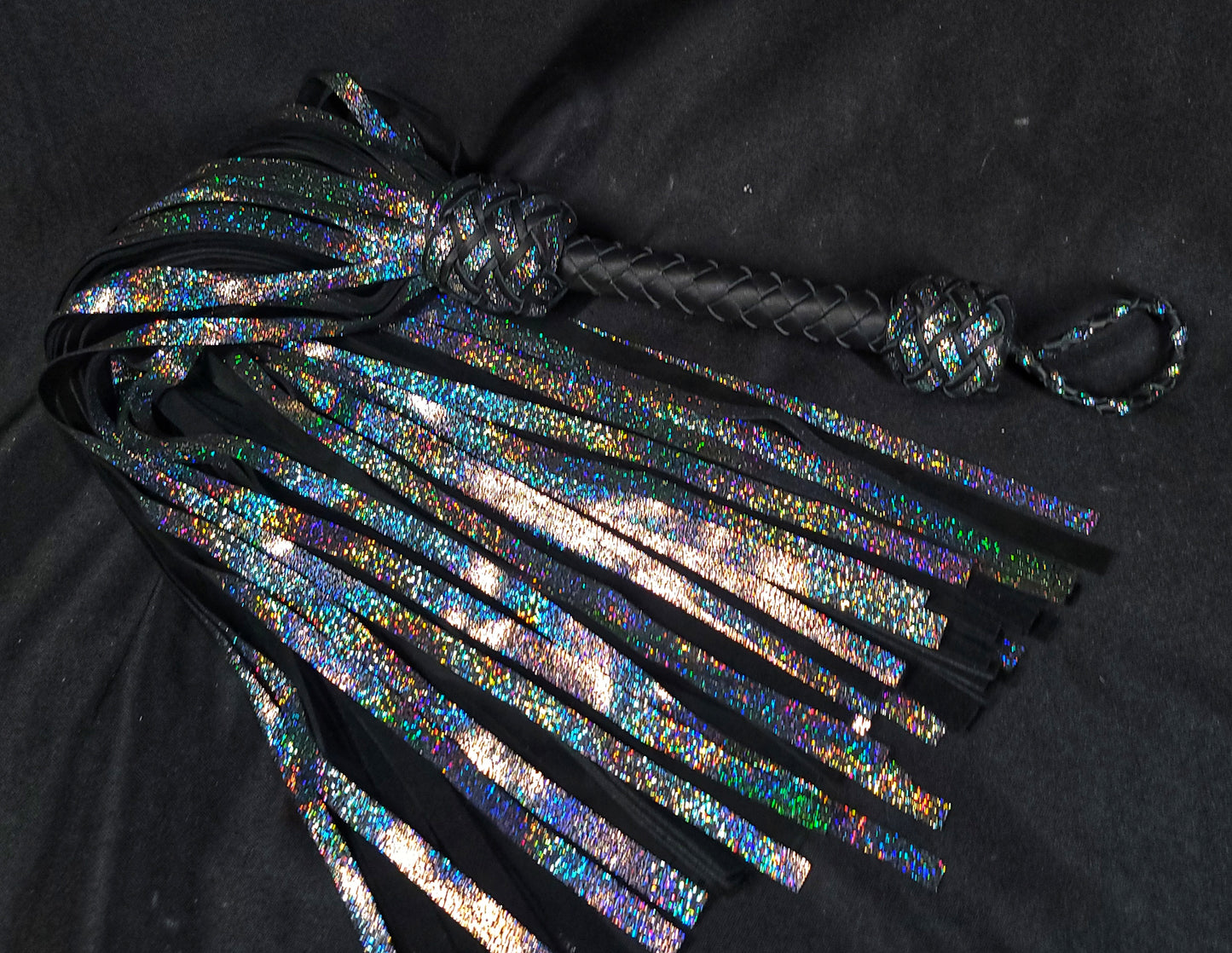 Rainbow Galaxy Mop Flogger- Made to Order