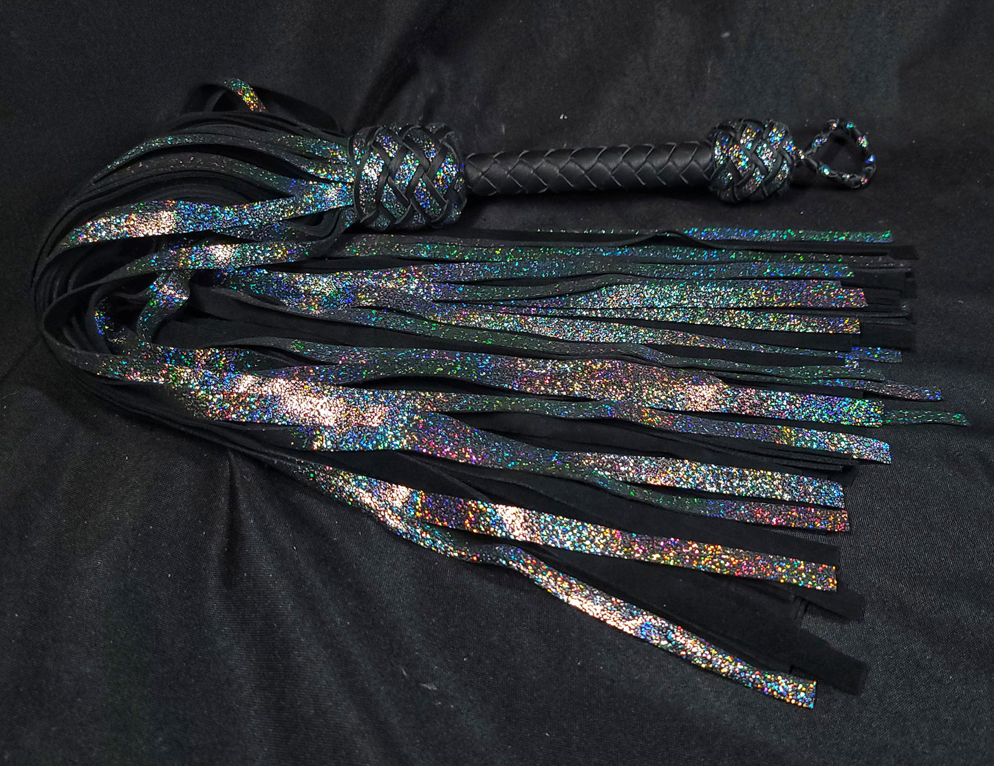 Rainbow Galaxy Mop Flogger- Made to Order