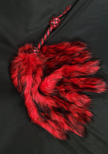 Super Fluffinator in Black and Red- In Stock