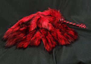 Super Fluffinator in Black and Red- In Stock