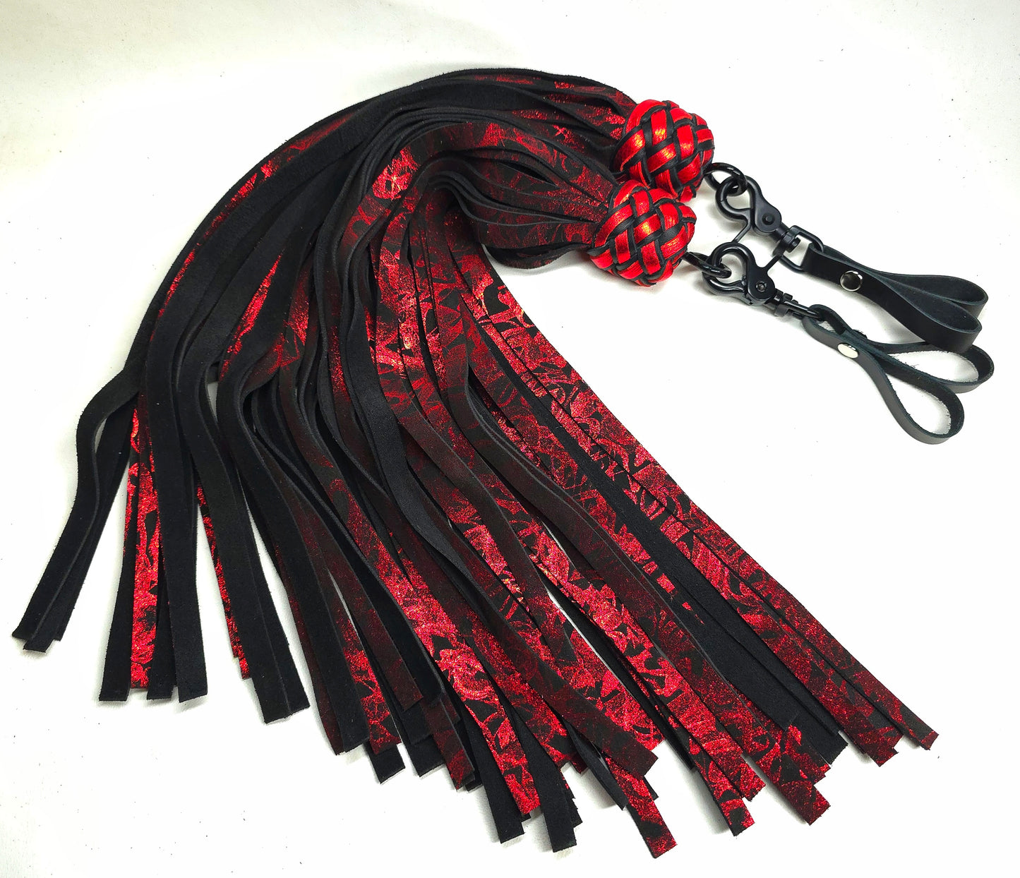 Ruby Smoke Finger Floggers- In Stock