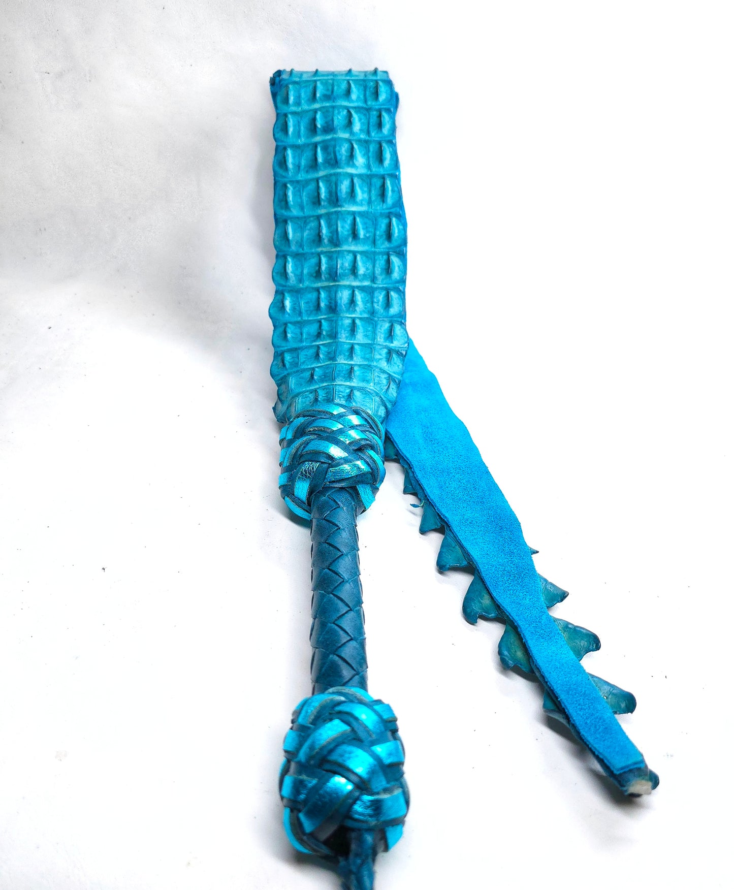 Alligator Dragon Tail- Teal- Made to Order