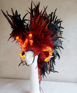 Hell's Concubine Bone Headdress- Made to Order
