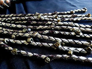 Repentance- Metal Skull Cat O Nine Tails- Made To Order