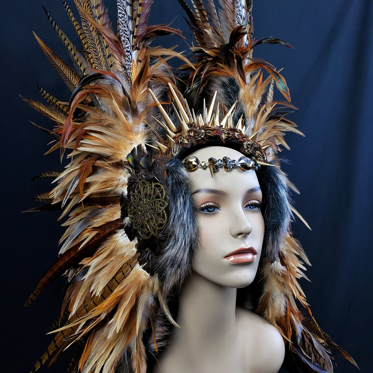 Echo Headdress- Icarus Collection - Made to Order