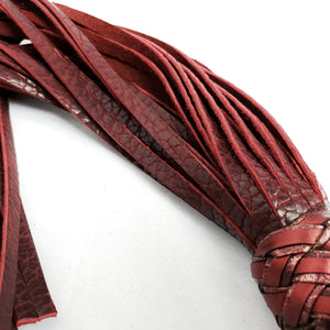 Black Cherry Bison Floggers- Made to Order