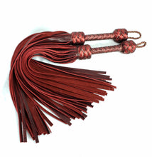 Load image into Gallery viewer, Black Cherry Bison Floggers- Made to Order