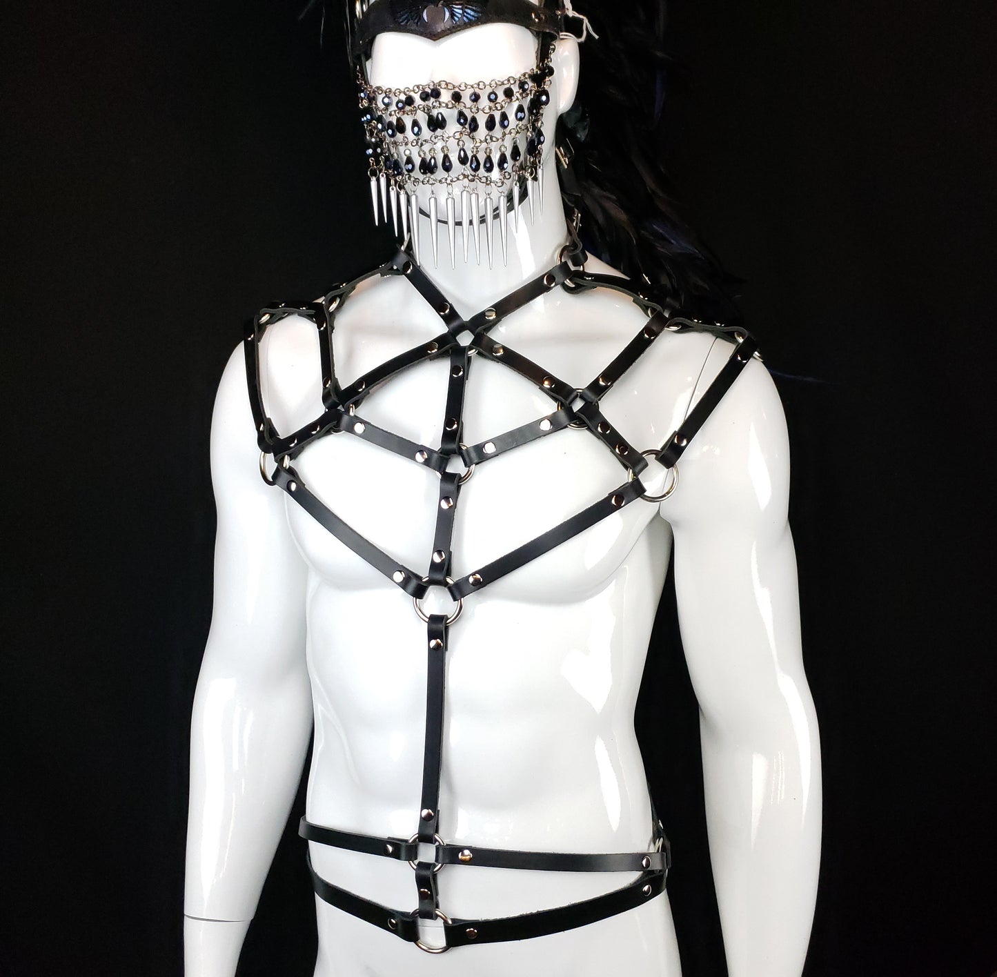 Men's King of the Nile Leather Harness- Made to Order