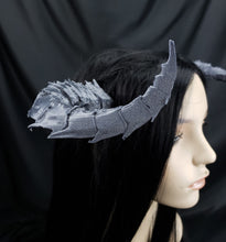 Load image into Gallery viewer, Dragon, Demon, Medium Costume or Cosplay Horns- DIY