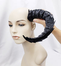 Load image into Gallery viewer, Dragon, Demon, Medium Costume or Cosplay Horns- DIY