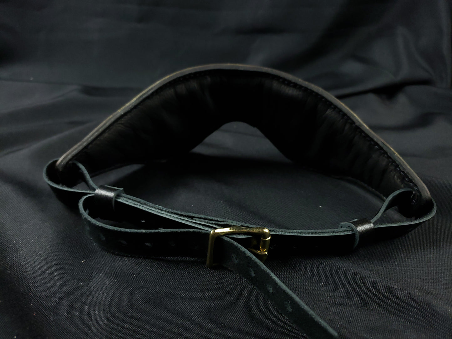 Venice on Fire Black Blindfold- Made to Order